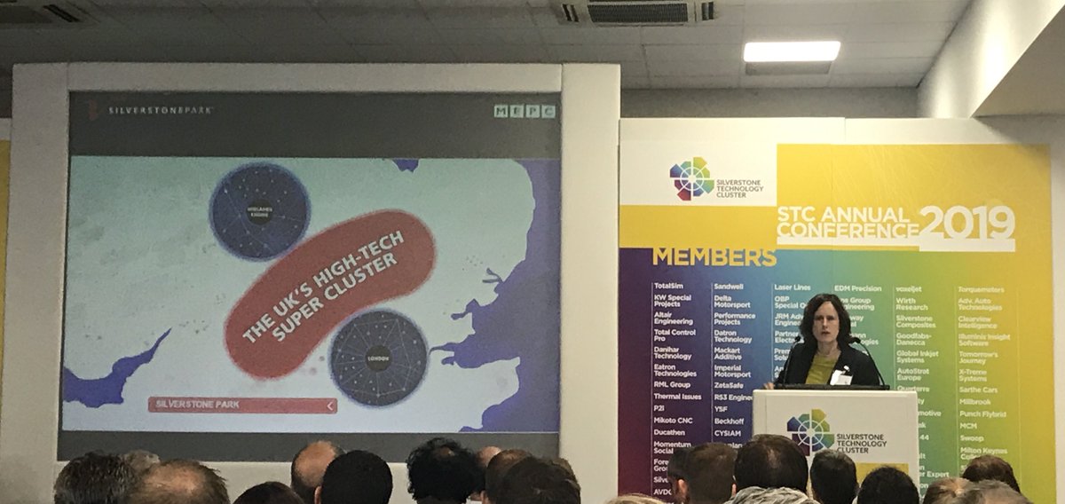 LalTawney's tweet photo. Great to be at Silverstone Tech Cluster Annual Conference #STCConf19
Hearing about the UK’s high-Tech Super Cluster #miltonkeynes #STC https://t.co/9S9DrfnAFe