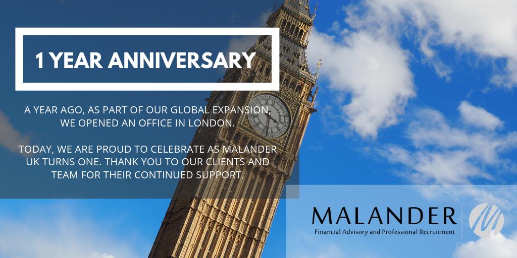 Malander_Adv's tweet photo. Malander UK turns one!! #uk #anniversary https://t.co/UvSOBG3Qns