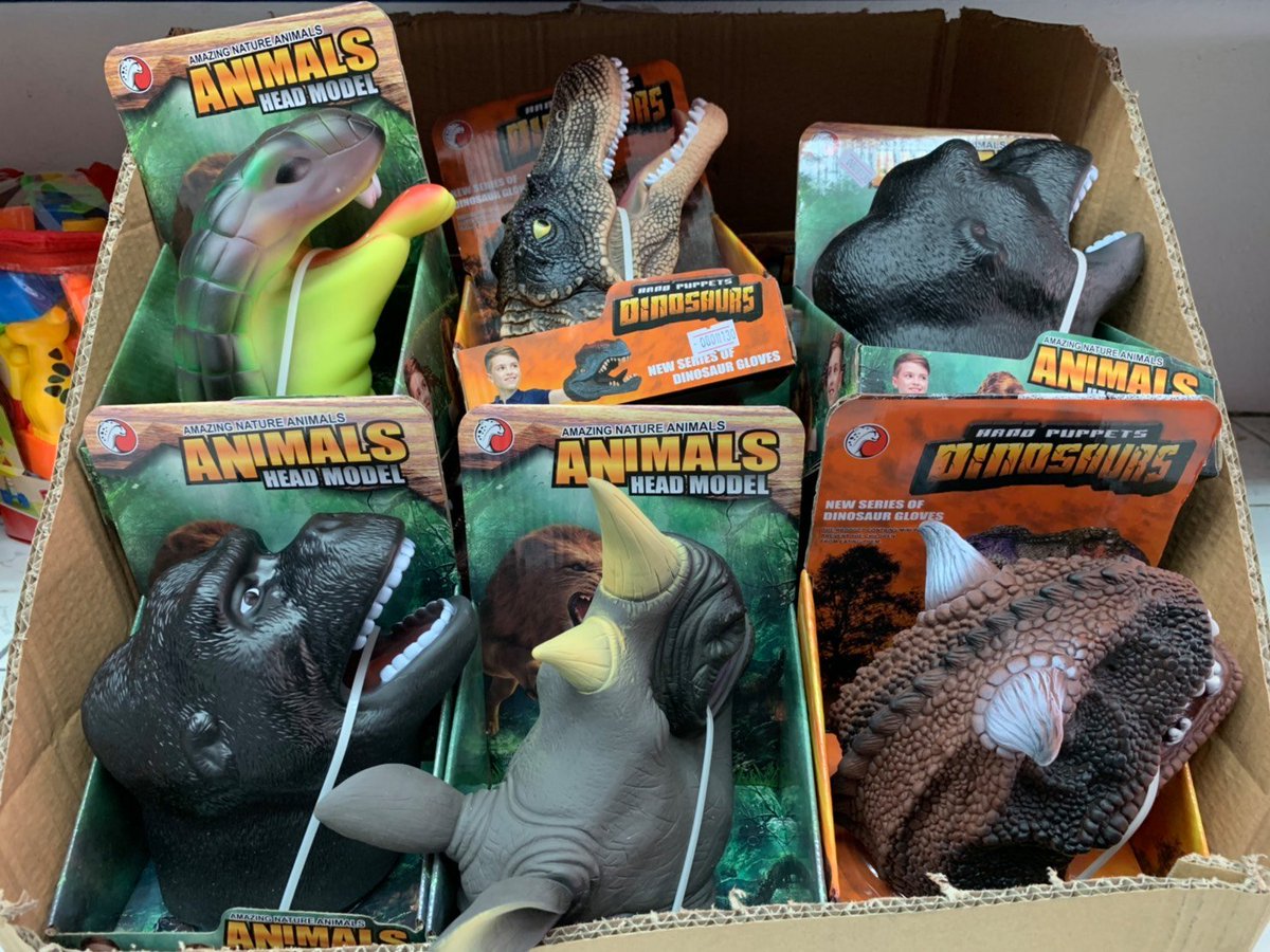 sampengtoy's tweet image. หัวสัตว์ใส่มือ head model
วัสดุ ยางซอฟไวนิล
ขนาด: 21 x 12 X 22 ซม.
สวมใส่เล่นกับเด็ก หรือใช้เป็นของเล่นประกอบฉากน่ารักๆ หรือแกล้งก็ได้ 
ราคา ชิ้นละ 150 บาท
#headmodel #handstay #หัวสัตว์ใส่มือ #ไดโนเสาร์หัวสัตว์ซอฟท์ไวนิล #หุ่นมือ