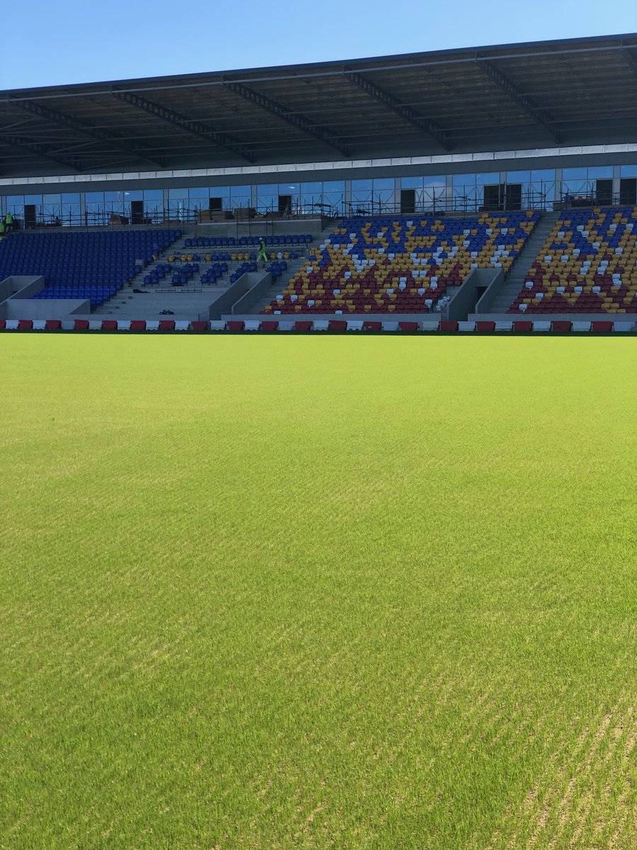 What a difference 12 days makes, York’s new stadium, ⁦<a href="/Talbot_Ed/">Ed Marson</a>⁩ ⁦<a href="/the_iog/">جوناثان</a>⁩ ⁦<a href="/YCSSiteTeam/">York Stadium - Buckingham Site Team</a>⁩ ⁦<a href="/TurfBusiness/">Turf Business</a>⁩ ⁦⁦@BLEC_Redexim⁩  soon to be stitched ⁦<a href="/SISPitches/">SIS Pitches</a>⁩  grow in by Talbot’s ⁦<a href="/Richard71374641/">Richard Hayden</a>⁩ #football #rugby ⚽️🏉