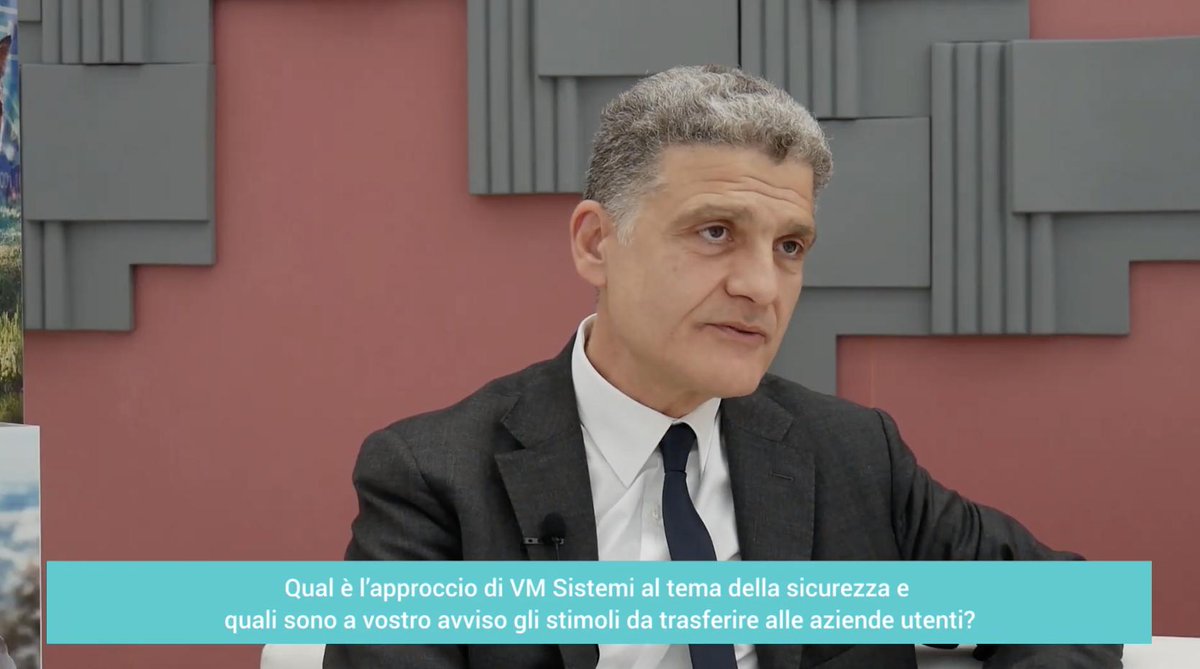 AI4Business_it's tweet photo. Evoluzione, competenze specialistiche e vicinanza alle aziende del territorio. Ecco come @VMSistemi declina la sua value proposition in tema #cybersecurity - Intervista al CEO Bruno Camaggi >> https://t.co/CO9Tx3s9nT
#VMSistemi #Hyperintegration #ICTSecurity #ZeroTrust https://t.co/zv7itDDfmm