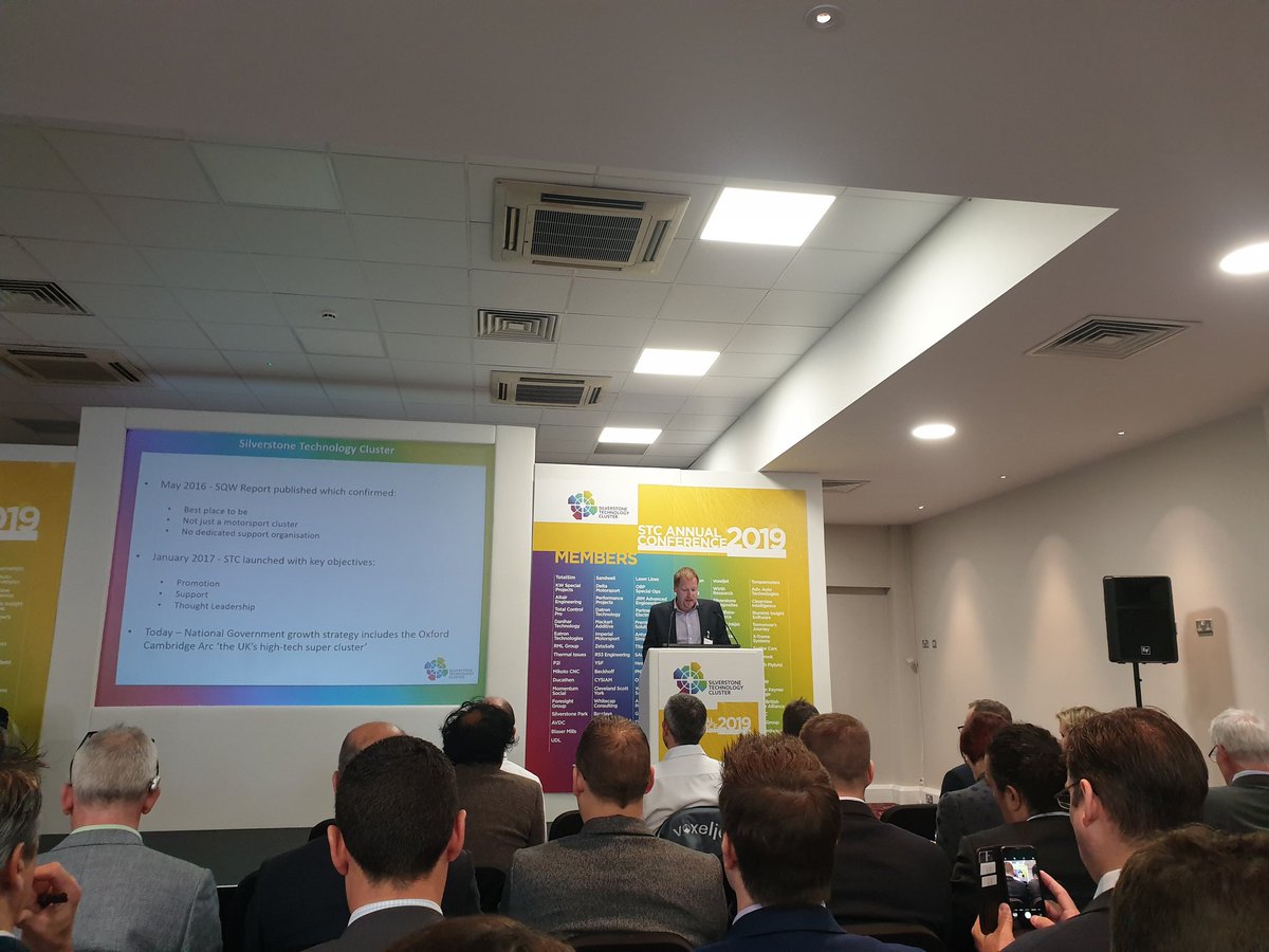 shaase1971's tweet photo. #STCConf19 #STC Silverstone Technology Cluster CEO Pim van Baarsen kicking off the 2019 conference https://t.co/urp1KnT9M7