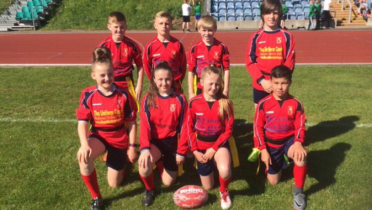 WestertonPS's tweet photo. All set for the Y6 tag rugby Leeds Finals. Wish us luck! https://t.co/cscCb7u0CL