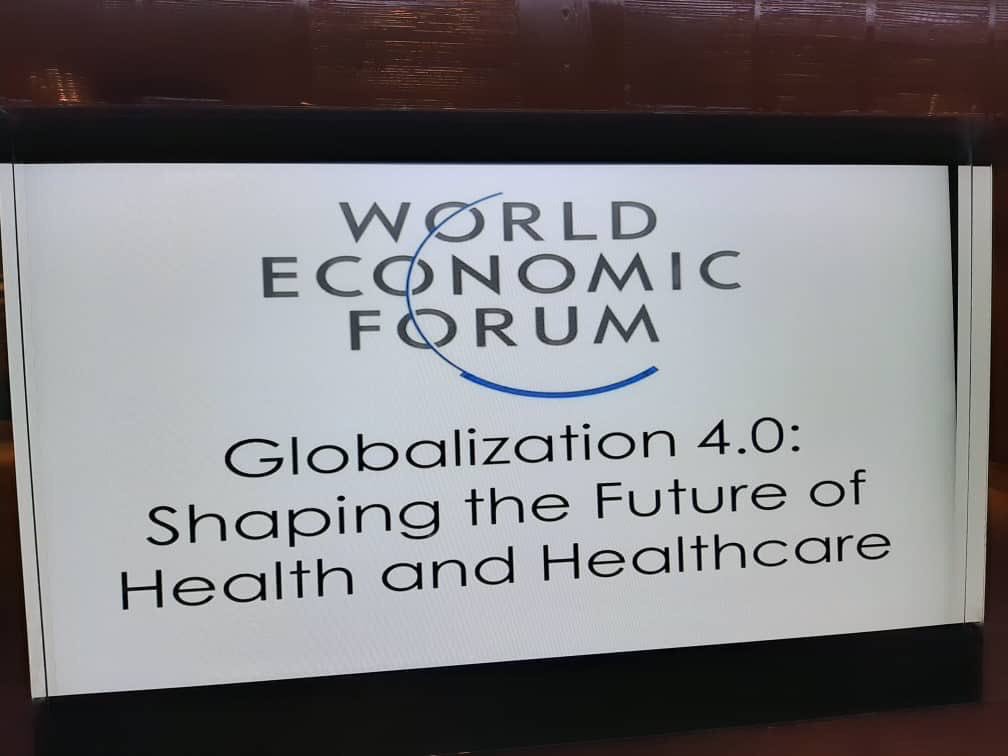 BenzianeMeriem's tweet photo. At the World Economic Forum side event of the #WHA72 where @FFezoua President &amp;CEO GE Healthcare Africa talked about the transformation of the healthcare sector in the context of Globalization 4.0 https://t.co/EIwgfkesSU