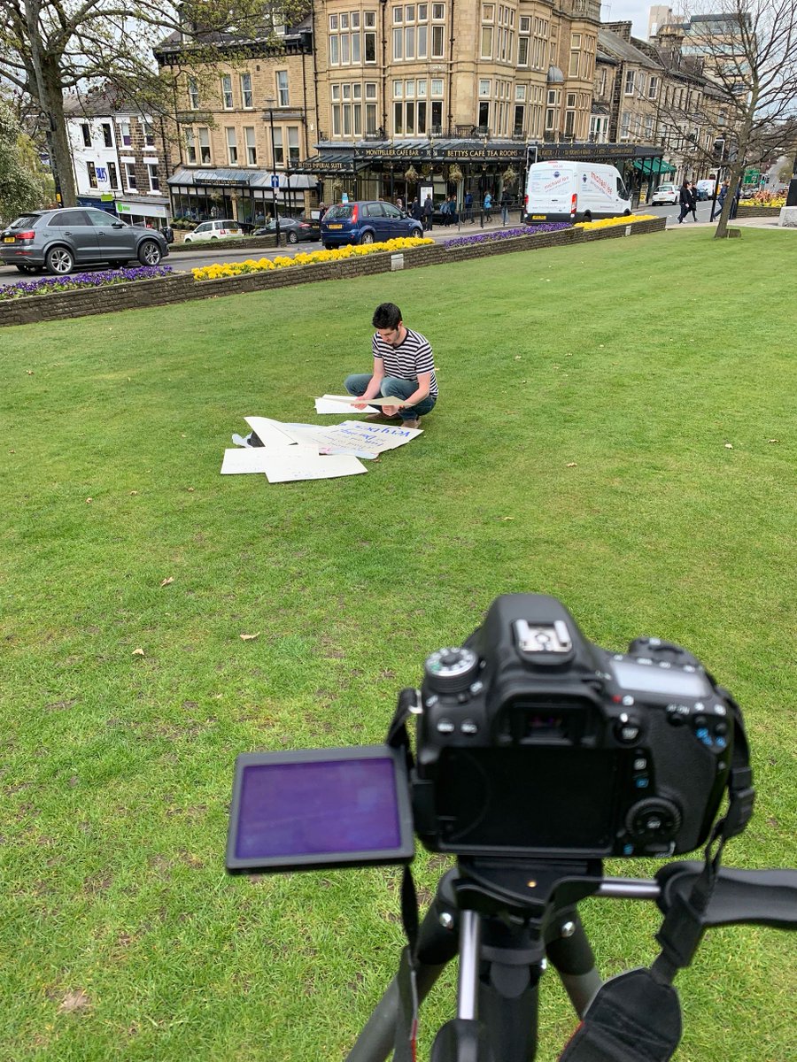 WishAgencyUK's tweet photo. Shooting on location in Harrogate for an internal project! 📹

#videographer #DigitalMarketing https://t.co/GWPwfUR9rG
