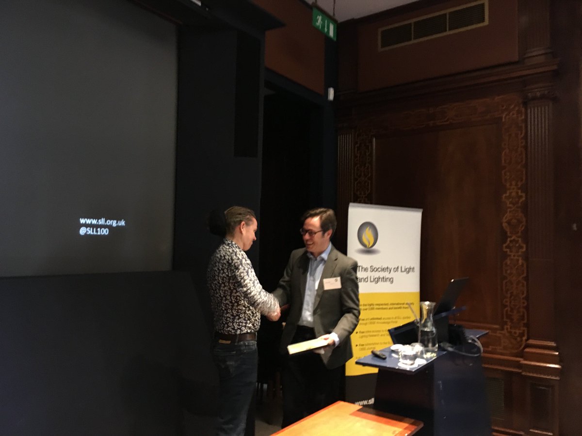 Huge congratulations to Iain Carlile, Senior Associate at dpa, who was presented with a Fellowship of the Society of Light and Lighting recently. #lighting #dpa  #SLLPresident #Fellow #FSLL <a href="/SLL100/">SLL</a>