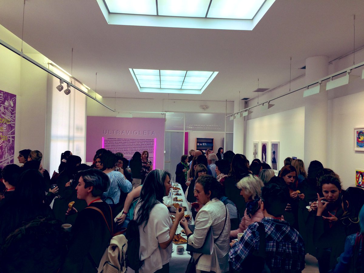 IgualdadZGZ's tweet photo. Después de una pausa para el café donde hemos podido ampliar los debates abiertos en la primera parte, continuamos con #EPFZGZ y las presentaciones de @yayo_herrero,Elvira Burgos, @lucreciamasson y Helena Castillo https://t.co/t4fZ20XLgX