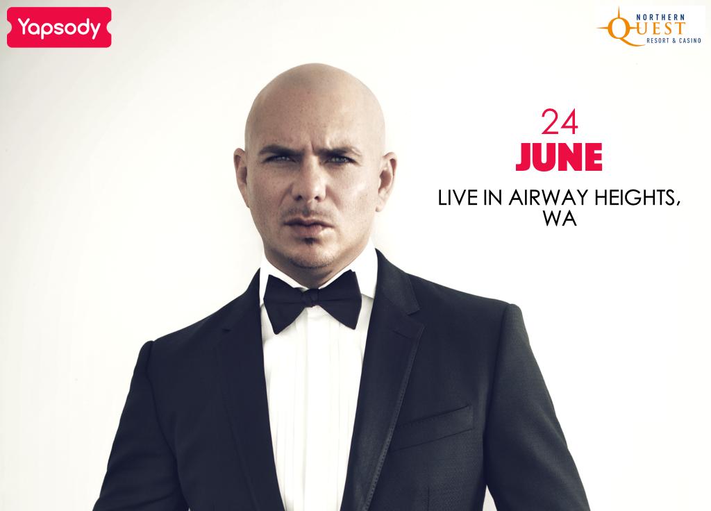 Yapsody's tweet photo. Get your tickets to watch @pitbull perform LIVE as he sets the stage on fire at @NorthernQuest Airway Heights, WA: https://t.co/oDkP6MXAD4
#mrworldwide #pitbull #mr305 #concert #rap #tickets #internationallove #planetpit #eventsinusa #airwayheights #washington #Yapsody https://t.co/T7v21egl0W