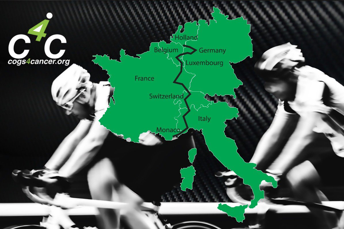 🚴‍♀️8 countries in 8 days!🚴‍♂️
It's time to start showing our support to the 2019 #Cogs4Cancer riders who will be taking on this epic challenge in October!
Our Go Fund Me page is up and running so pop over and please donate if you can 💚
bit.ly/30o6Bsy
