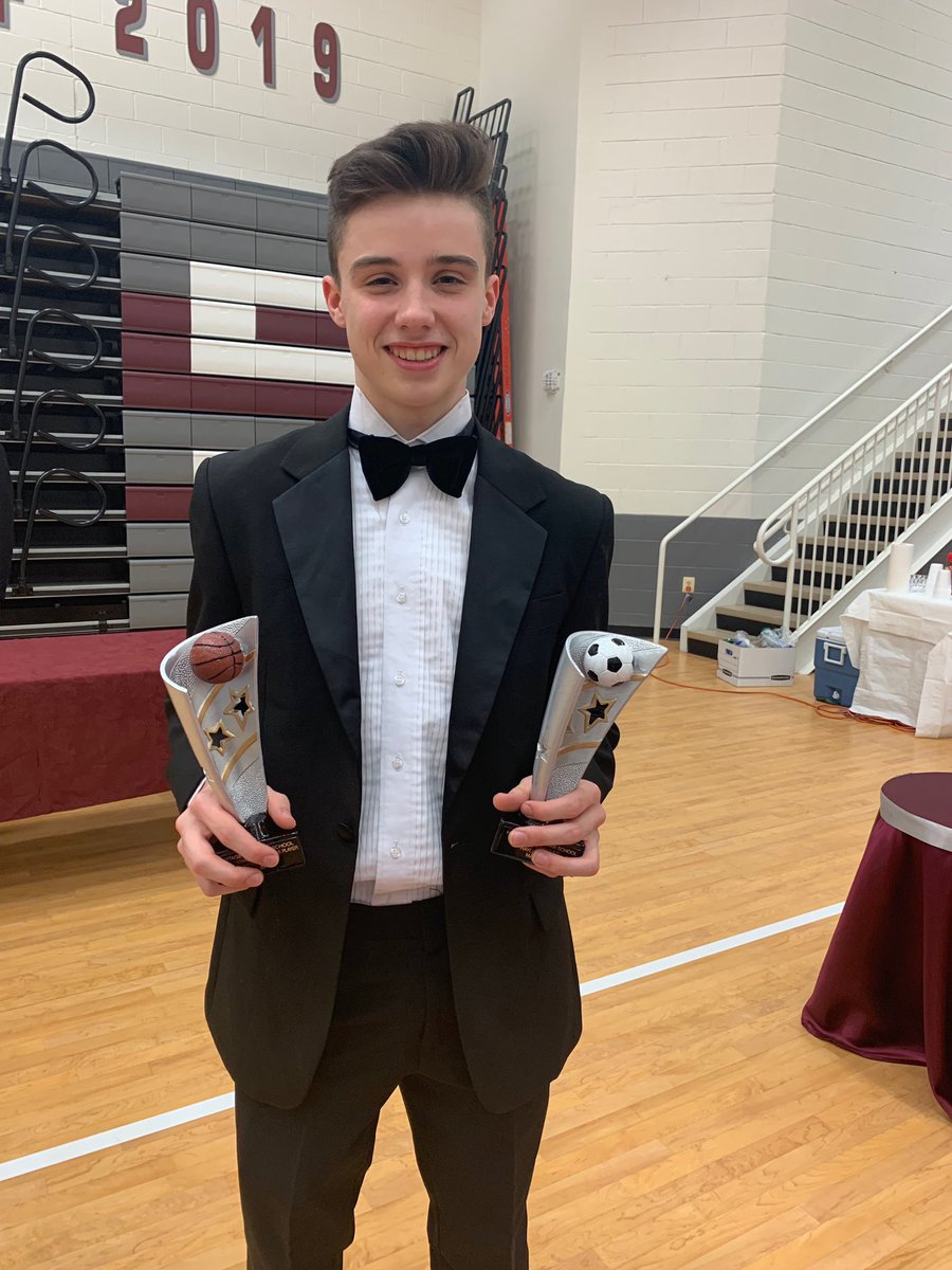 HigherLevelAAU's tweet photo. Heritage Christian School Sports Banquet - Hayden James - bringing home awards for basketball - offensive player of the year and, soccer - most improved player! https://t.co/SwpLBYgyy2