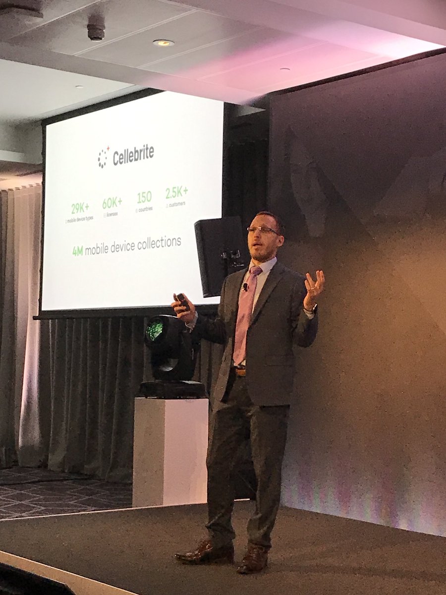 DavidHorrigan's tweet photo. At #RelativityFestLondon, #ShahafRozanski of @Cellebrite discussing the @RelativityHQ-Cellebrite partnership and methods of mobile device discovery for investigations, #eDisclosure and #eDisclosure. https://t.co/hSKjScTUsM