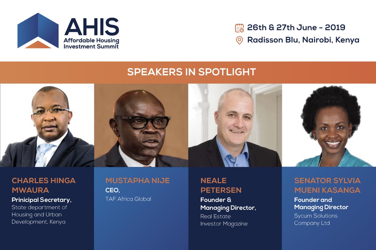 georgeadulu's tweet photo. Meet illustrious personalities who are making #affordablehousing a reality across Africa at the #AHIS2019 happening on 26th - 27th June 2019 at Radisson Blu, Nairobi, Kenya
Learn more about the conference here: https://t.co/937uLYSbE3 https://t.co/Wse5UrdPb4 https://t.co/M1x0IMe3EE
