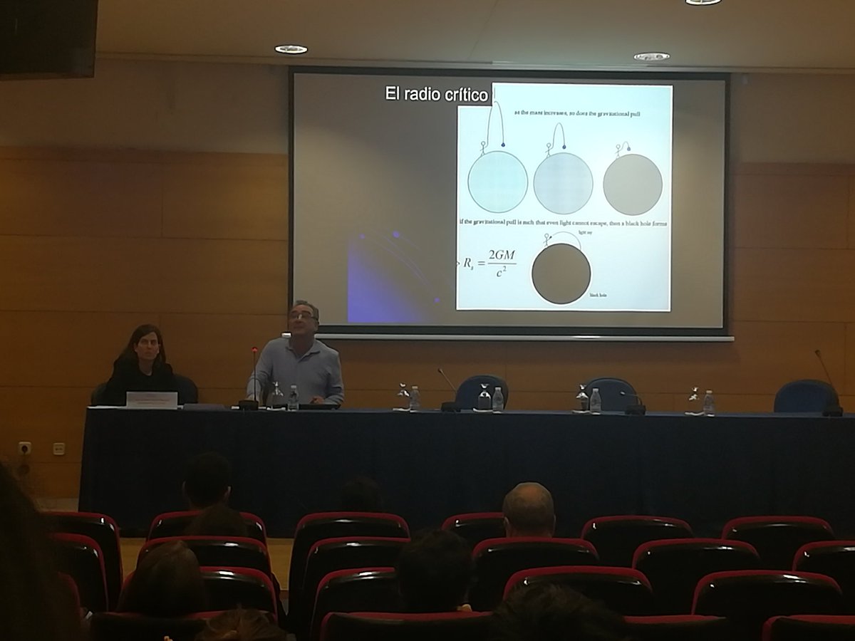 RaquelIbarA's tweet photo. Sombra de agujeros negros en I Congreso de Big Data y Matemáticas. #ASEPUMA https://t.co/5MKEAENe65