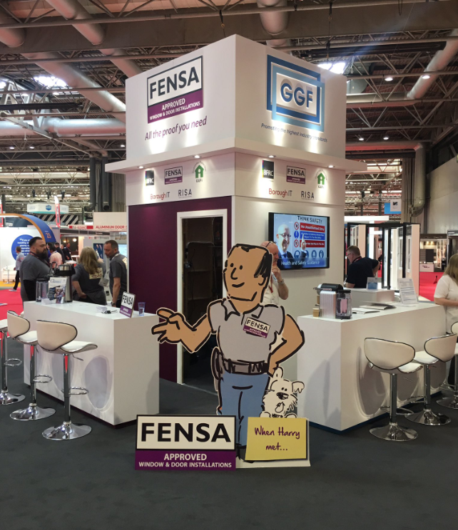 This is Harry the #FENSA Approved Installer, reporting live from #FITShow2019! Planning a visit to <a href="/fitshow/">FIT Show 2025</a> this week? Come visit me and the team on stand F40 to learn how FENSA can win you work - and yes, I do pose for selfies!