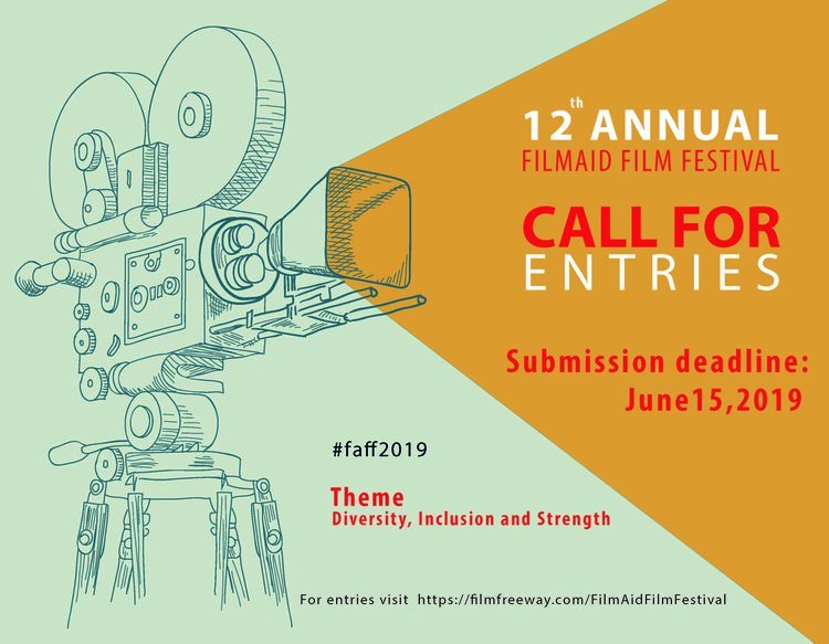 filmaidkenya's tweet photo. Submit your film! 

Theme: Diversity, Inclusion &amp; Strength
Deadline: June 15th

Full festival description and submit here - https://t.co/9M4awIht4q

#FAFF2019

@StellaSuge @arojiotieno @MordecaiO @BeaKoroit https://t.co/xCq6jXjBmr
