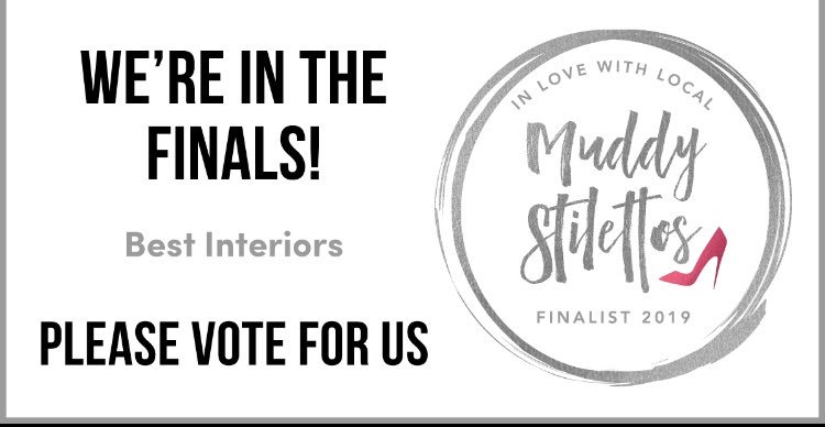 Voting closes tomorrow at 12pm so please do take a minute to vote for us. bucksoxon.muddystilettos.co.uk/awards/ #interiors #shop #westwycombe #furnishings