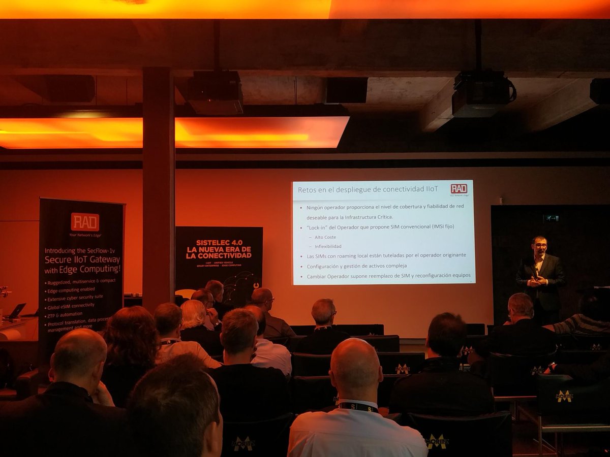 Sistelec's tweet image. ¿Cómo afronta el fabricante @RADdatacomms los retos que se presentan en campos como el #IIoT? Hoy nos lo cuenta en Barcelona. #Sistelec