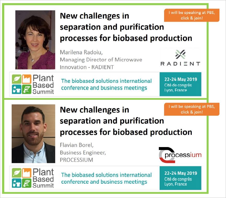 ProcessiumAdmin's tweet photo. Make time in your schedule and come to our conference at #PlanBasedSummit. #Processium & @RadientInc "A collaboration dedicated to microwave extraction and purification of natural ingredients from biomass" on May 23th at 13:05 - Rhône 3b Room https://t.co/4y72FnPerZ