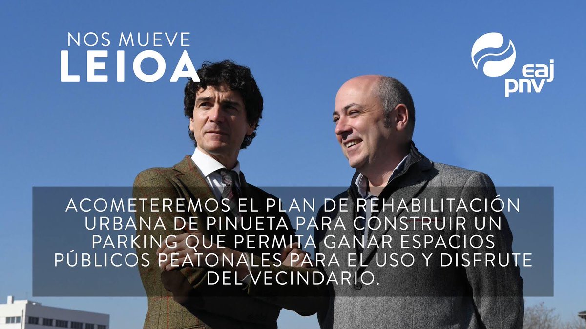 ➡️ Mejoras para Pinueta #NosMueveLeioa #LeioaALaMedidaDeSuGente

➡️ Pinuetarako hobekuntzak #LeioaBatEginik #LeioaPertsonenNeurrira