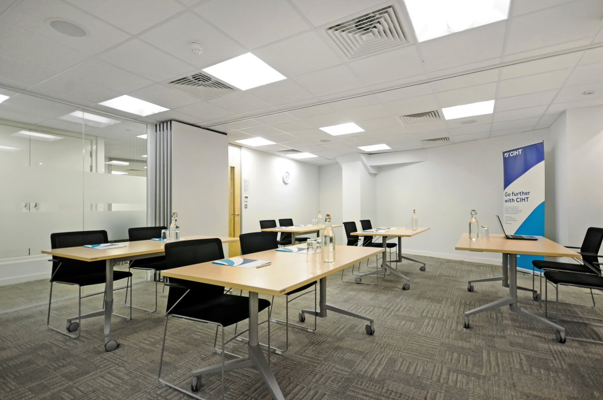 Great news! We are offering 25% discount for those booking with us for the first time. Looking to hire a meeting room/conference room? Based 2 minutes from Old St Station. Contact space119@ciht.org.uk for more info #meetingroom #hire #conference #trainingroom