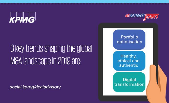 KPMGIndia's tweet photo. Remaining relevant and delivering growth and shareholder value in a #disruptiveenvironment will continue to dominate the #corporate strategic agenda even against the backdrop of #economic volatility in the year ahead https://t.co/Z9he6SFcfz https://t.co/QbkeL3Hrqx