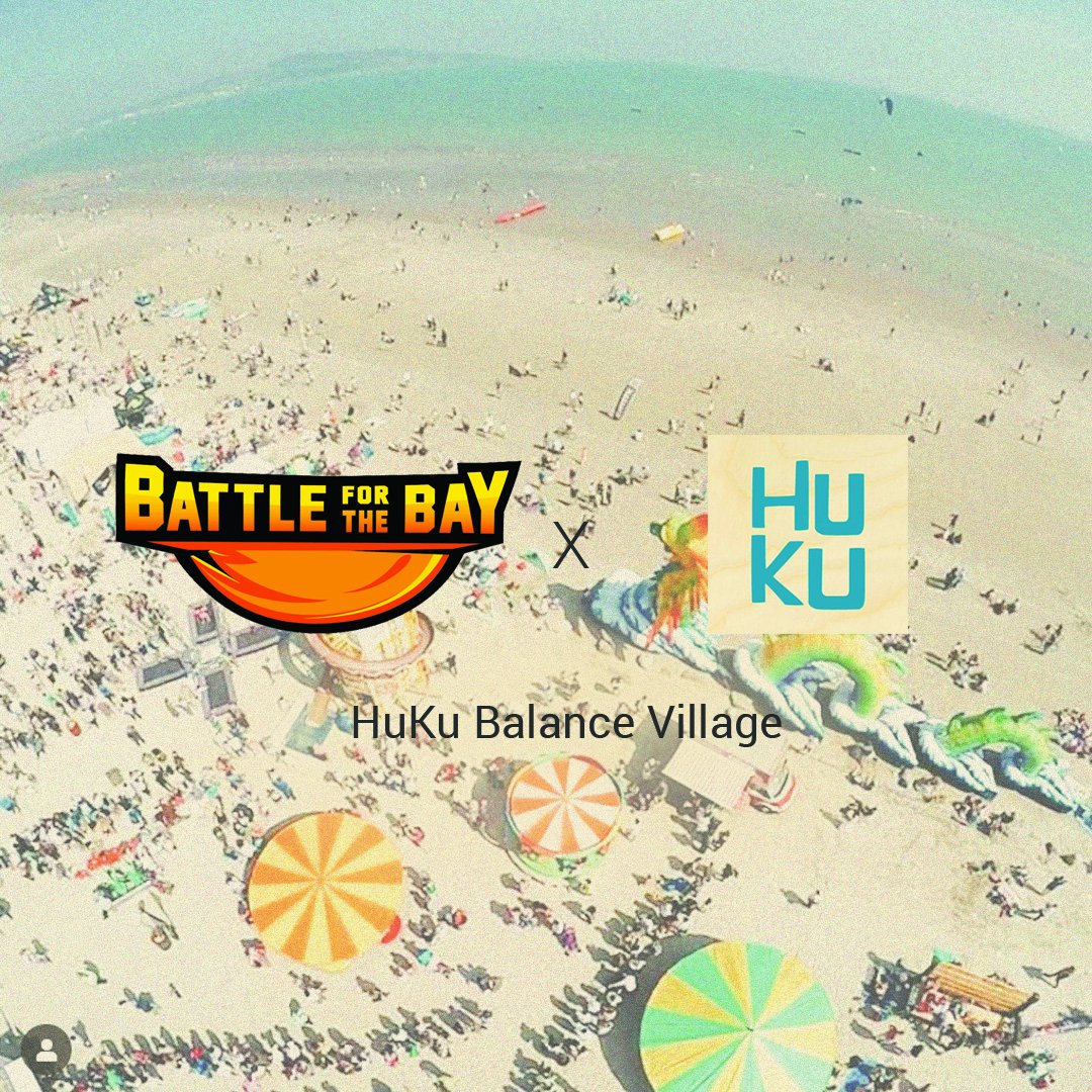 It's the time of year again.. we're heading to one of our favourite festivals <a href="/Battle/">Battle Sports</a> For The Bay THIS weekend Sat25/26th Dollymount Strand 🌊
This year we're going to have our *HuKu Balance Village* - with a balance &amp; core focused obstacle course〰️ Plus giveaways, promos &amp; more!