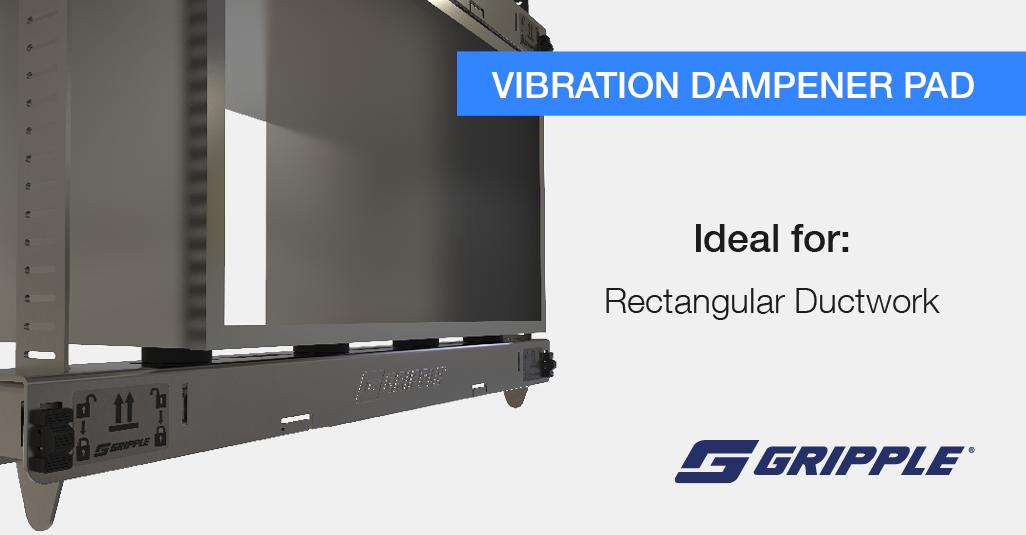 Grippleltd's tweet photo. New for 2019: designed to reduce vibration when installing rectangular ducting with Fast Trak™, the Vibration Dampener is installed in seconds without the need for tools. Take a look: https://t.co/ufDrgIUZOG #NextLevelSuspension https://t.co/JvCzdW77Cc