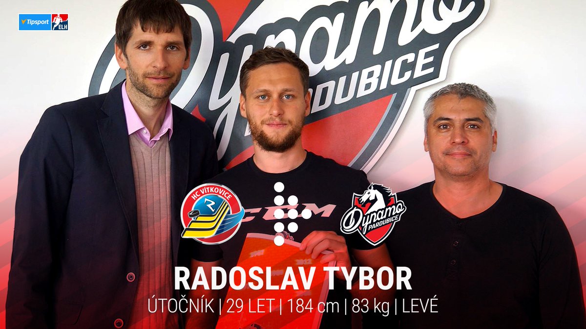 HCPCE's tweet photo. 📋✅ | Podepsáno! Jednoletý kontrakt s opcí uzavřel RADOSLAV #TYBOR a vrací se tak do Pardubic. V @telhcz dosud odehrál 302 utkání s bilancí 92 vstřelených branek a 88 nahrávek.
👉 https://t.co/ITLPqPKcNJ https://t.co/hk8YQ82Per