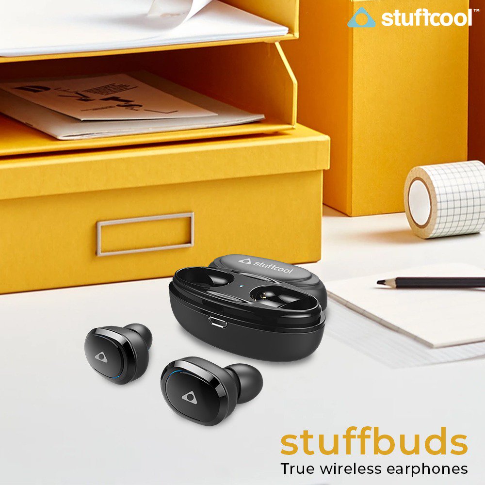 Stuffcool's tweet photo. We still can’t get over our favourite launch this month, stuffbuds. 
If you haven’t got them already you really are missing out. 
Get yours NOW: https://t.co/uFZfsGLdoF
#Stuffbuds #Earbuds #Bluetooth #Wireless #Music #MusicLovers #HomeDelivery #Stuffcool #LilThingsMatter https://t.co/sNaJnIT2wd