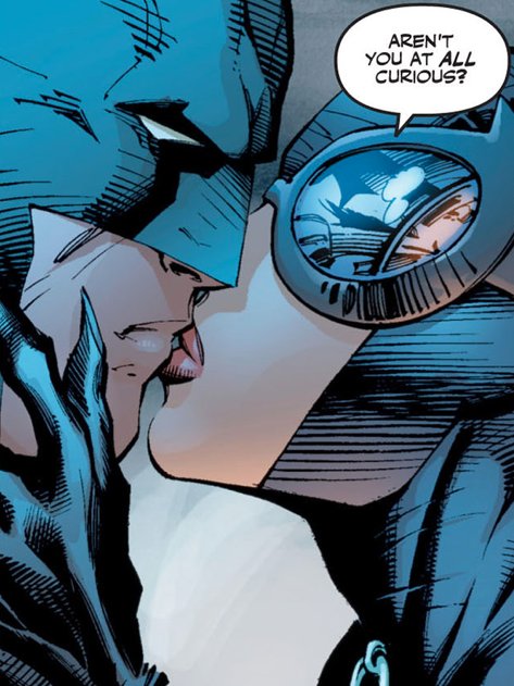 thebestofbatcat's tweet photo. Aren't you at all curious? 

              Batman: Hush #03. https://t.co/WCCGDZsyWI