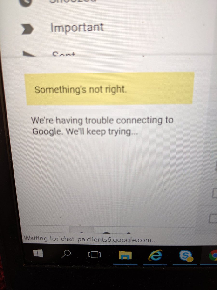 ClareCharteris's tweet image. Anyone else having Gmail issues?
Tried on my phone and laptop?
@gmail
#gmail #gmailissues #problemwithgmail
#googlemail