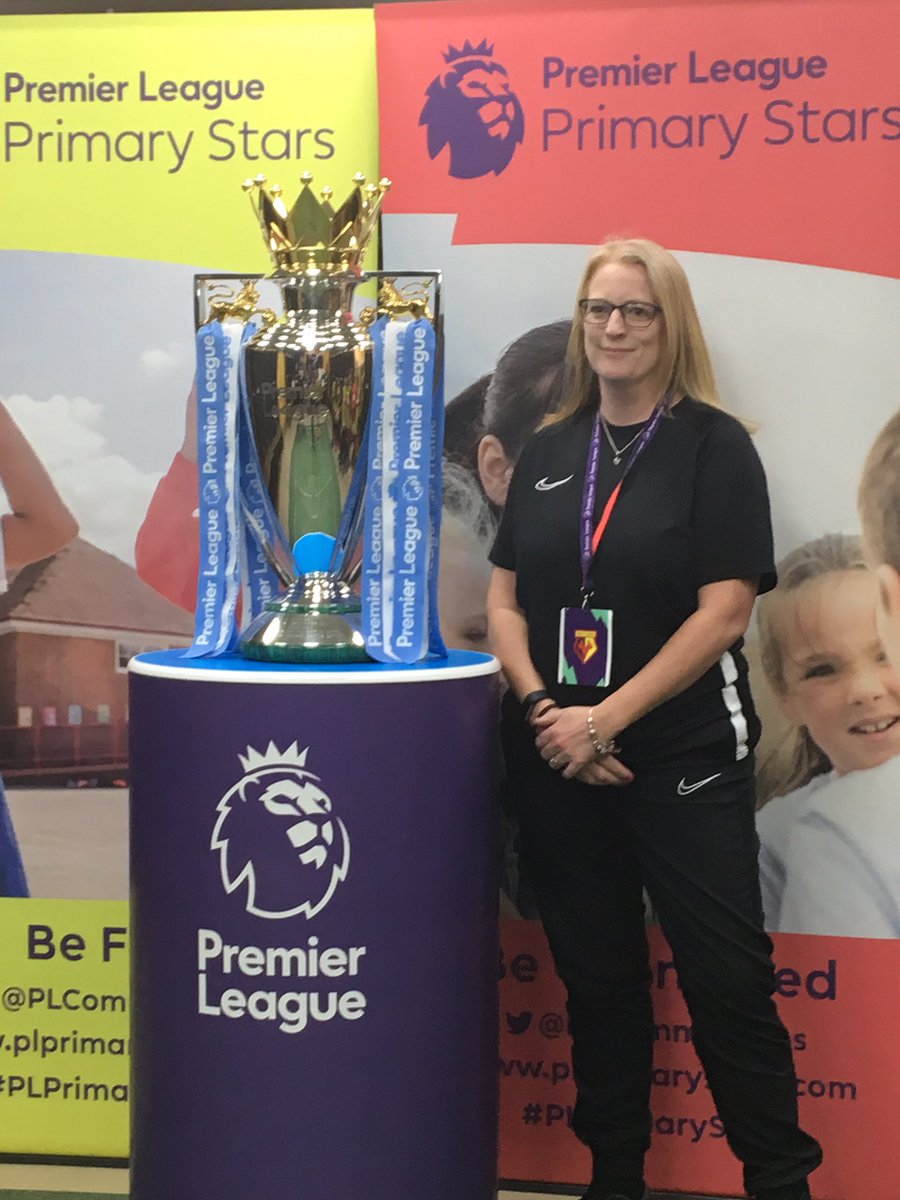 MelanieLulham's tweet photo. Having fun with St Albert the Great School Boys Team at the Premier League Primary Stars Football Tournament @MolineuxStadium #StAlberts #PLPrimaryStars #WatfordFC #WFCTrust https://t.co/Pf4KUepwA2