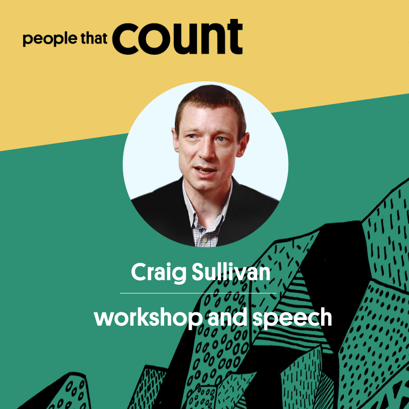 PTCWarsaw's tweet photo. 🤔 Who is @OptimiseOrDie? Craig Sullivan is practician with 12 years experience in blending UX, Analytics, AB Testing and Customer Insight methods.
🎤 And our speaker :)
Join his speech and workshop!
#ptc2019 #PeopleThatCount #measure #analytics #warsaw https://t.co/NMpegx5FH5