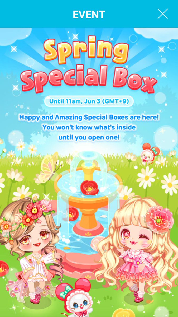 LinePlayItalia's tweet photo. https://t.co/2Dvh3uIDMe >>>> Spring Special Box, una via di mezzo tra #Gacha e #Magic_Box, su #lineplay #game... Questa iniziativa a #Cash può darti tanto se peschi un'oggetto raro tipo un #Pets... https://t.co/LVmU9U44Jn