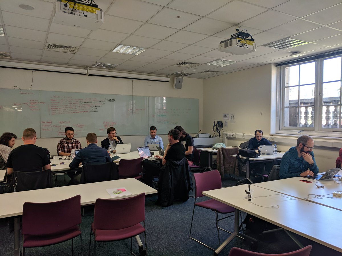 ixek's tweet photo. #RSEHack day two!!! Ready for all things @AzureDevOps, @mybinderteam @ProjectJupyter β‘π Dask and Kubernetes
@azureadvocates
Also I keep wanting to tag Sarah and forget she has no Twitter account #sarahneedsTwitter @kirstie_j https://t.co/WDu5Jnkk1F