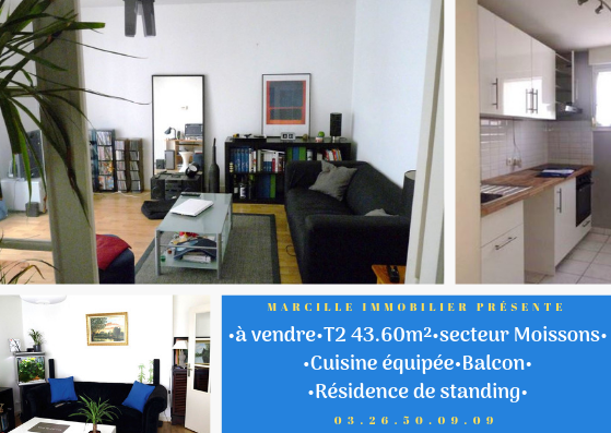 marcille51's tweet photo. #avendre à #Reims, secteur #Moissons, T2 de 43.6m², cuisine équipée, séjour avec balcon...Contactez nous 03 26 50 09 09 !
Toutes nos #annonces #appartements et #maison à #vendre et à #louer sur
 https://t.co/PxKrZLD21M 
#perseval #balcon #villedereims #champagne #investissement https://t.co/lMVKnDqxsj