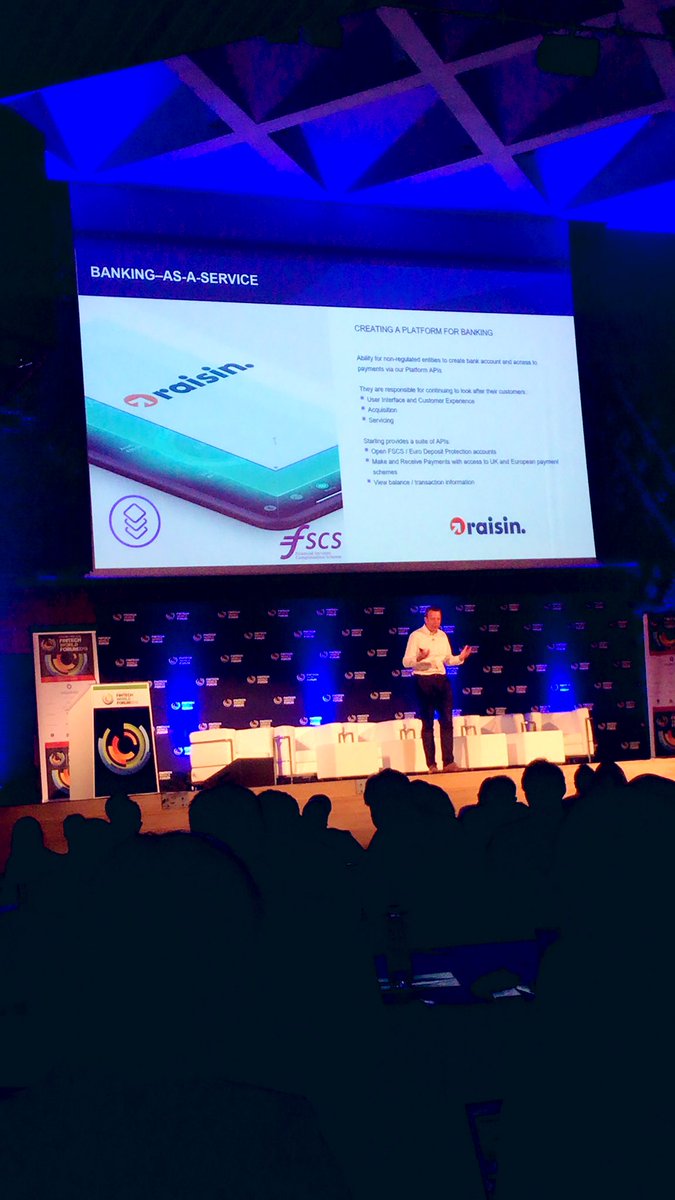 Davefisayo's tweet photo. @julian_sawyer, co-founder of @StarlingBank providing great insights on the future of banking and payments as services 🏦🤲🏾🏦 #fintechworldforum https://t.co/rXma6xBWhI