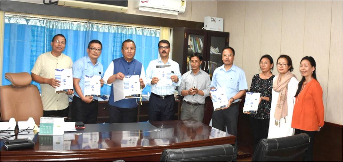 NICMeity's tweet photo. The Single Window Integrated District Websites of Nagaland, developed using #NICMeitY’s #SWaaS Framework with Map Interface, were launched by Chief Secretary. A booklet on activities of #NICMeitY #Nagaland was also released on the occasion. https://t.co/9qzUMlNFzV