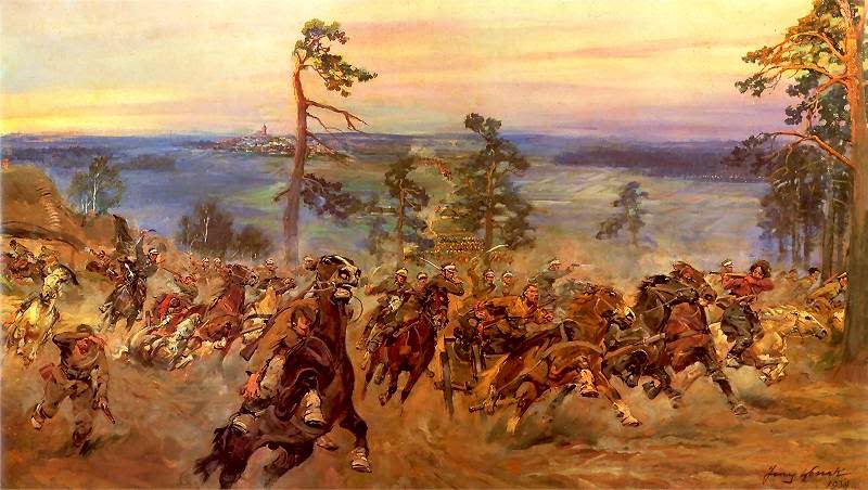 JarekJarek01's tweet photo. Jerzy Kossak 🇵🇱
"Bitwa Pod Komarowem"🖌️🎨
#Tryptyk https://t.co/ucBdSI0YQB