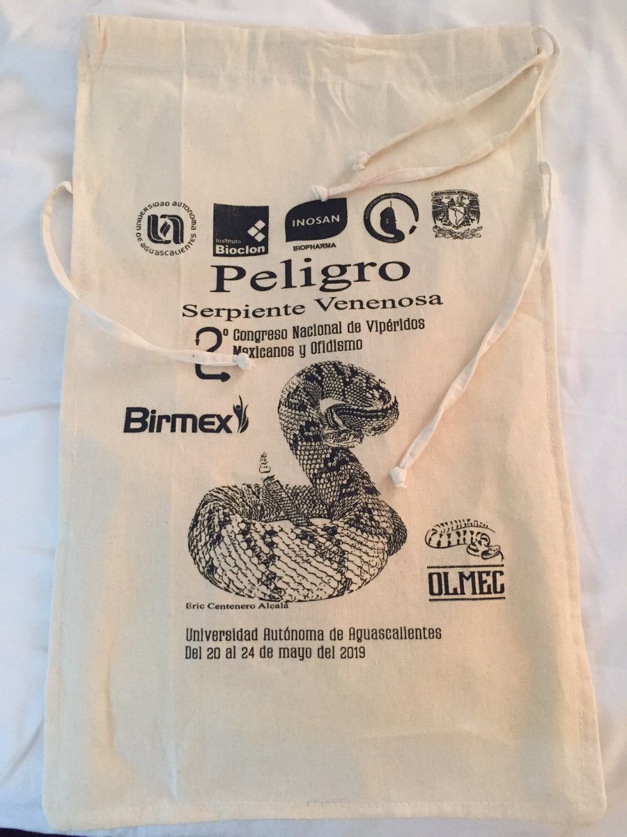 SnakeLabClemson's tweet photo. The best conference swag! #snakebag #snake #viper #rattlesnake https://t.co/MbN5aNfnDi