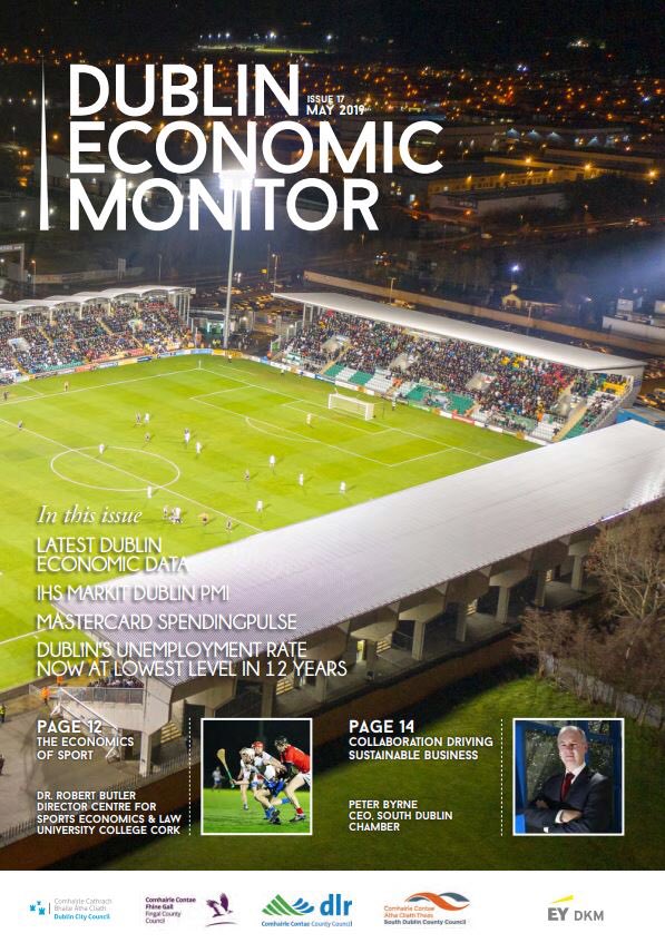 DCCEconDev's tweet photo. Latest Dublin Economic Monitor out now! headlines... employment breeches 700k for 1st time. Unemployment ⤵️ 4.9% Consumer spend ⤴️ 4.3% - Rent & housing prices stabilising - 223m 🚋🚃🚍trips in 2018 download & sign up here https://t.co/vOC0x5FweV #dublineconomy #spendingpulse https://t.co/WNRmkYDaMr