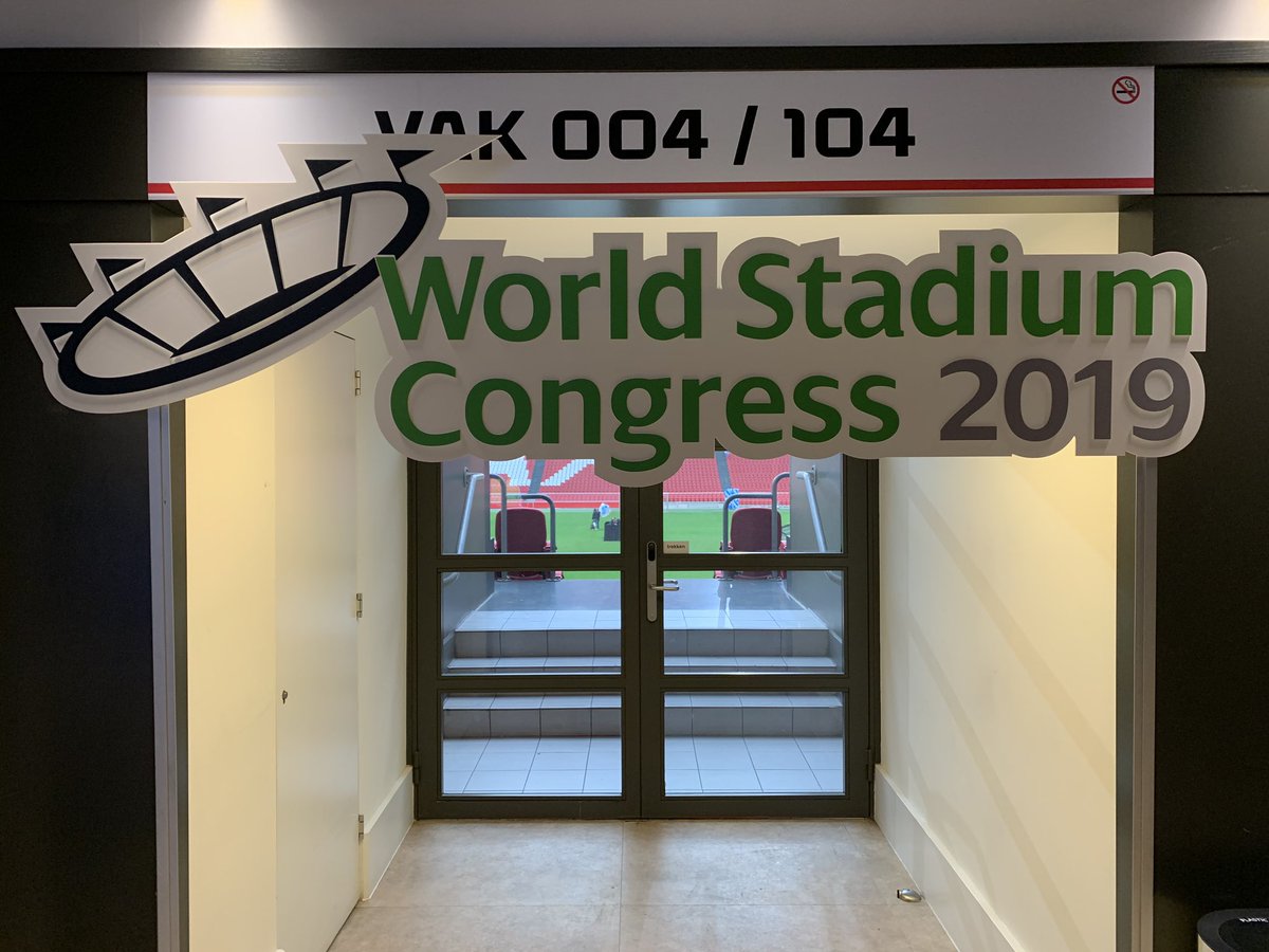 ChrisCarniel's tweet photo. @VogoSport présent au World Stadium Congress au sein de la Johan Cruyff Arena (Amsterdam - 21 & 22 Mai). Un lieu idéal pour échanger sur les stades du futur - imagine the stadium for the future #sportech #innovation #liveandreplay https://t.co/Od8nYLp8MN