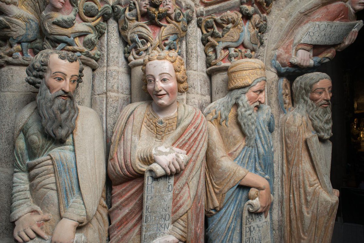 GaliciaMedieval's tweet photo. A restauración do Pórtico da Gloria da Catedral de Santiago (@CatedralStgo) consegue o premio do Patrimonio Europeo/Premios Europa Nostra (@europanostra) na categoría conservación #Patrimonio #Restauración #MestreMateo #Románico #Santiago #Compostela https://t.co/1O88nyGegP https://t.co/6rGQA8JRB4