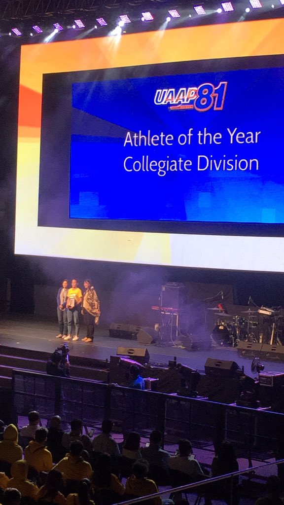 riegogogo's tweet photo. Sisi Rondina of UST is #UAAPSeason81 Srs. Athlete of the Year (team sports). https://t.co/TxUjIswVaU