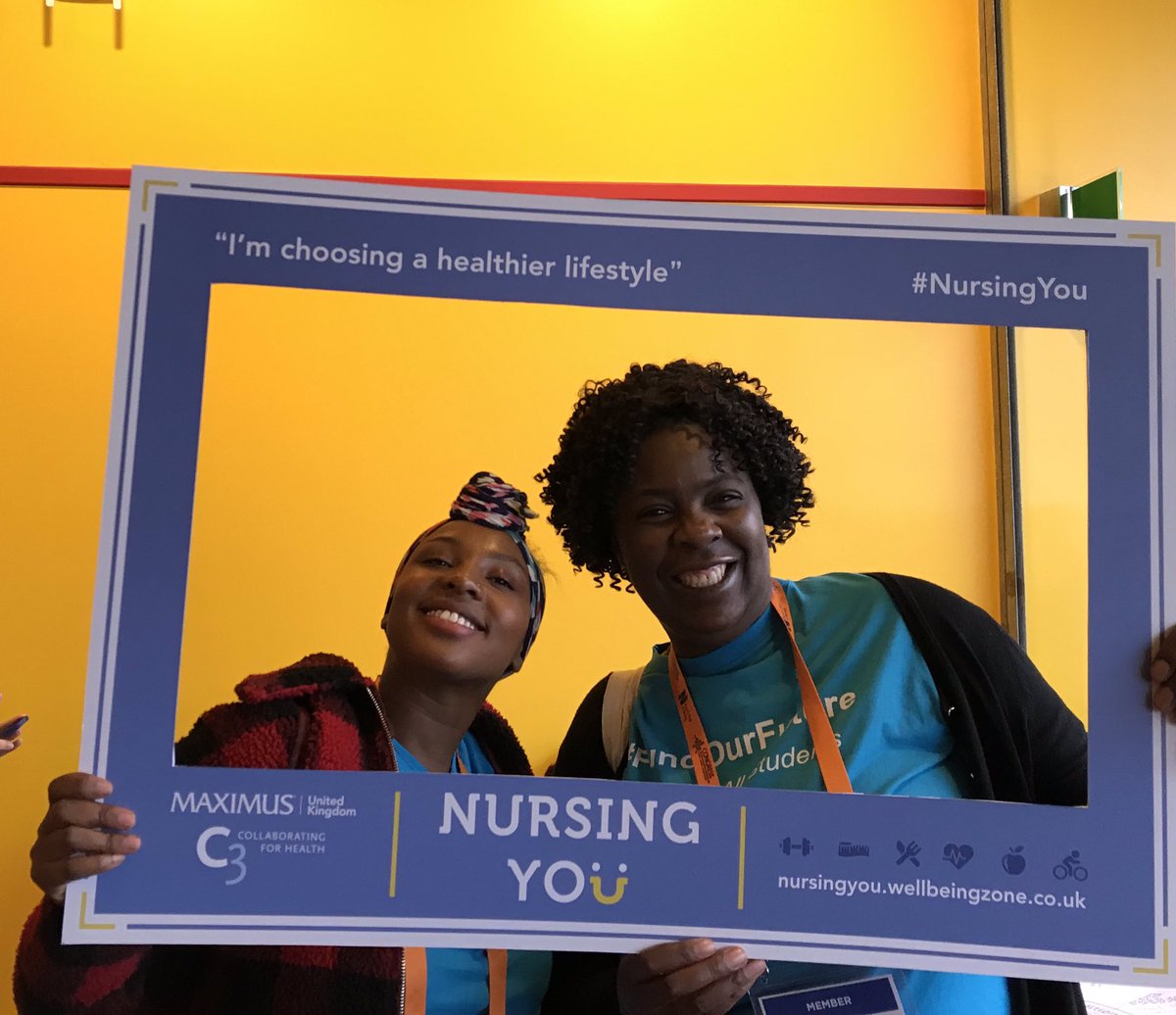 thisismichaela's tweet photo. These students are #nursingyou! Our health is important #rcn19 @BurdettTrust @C3Nursing https://t.co/XFi4Rc3EOq