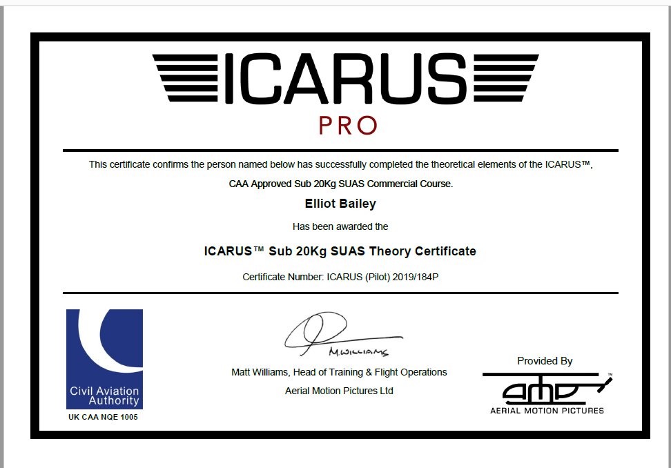 CalmGroup's tweet photo. Eliot Bailey and Robert Richardson have recently completed their theory part of their Icarus PfCO (Commercial Drone Flights). Well done guys!
People – We enable and empower our people to achieve their full potential
#TuesdayMotivation #CalmGroup #LivingourValues #OurPeople https://t.co/NGgRFqU3p4