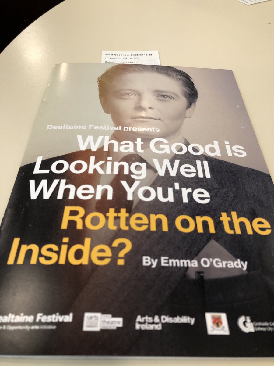 Brokentalkers's tweet photo. Waiting for doors to open for @WhatGoodIs by @ogradyemma #daytimetheatre #lookingforward @BealtaineFest @Age_Opp https://t.co/GBtUkdpTDf
