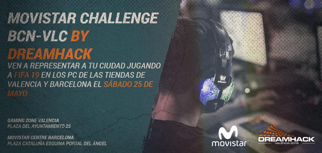 🎮⚽️¿Eres fan del fútbol? Ven a hacer la previa antes de la gran final el próximo 25/05 a las 10:00 con el torneo FIFA19 Movistar Challenge BCN-VLC by @DreamHackSpain.

Inscríbete aquí para participar: 
eventbrite.es/e/entradas-mov…