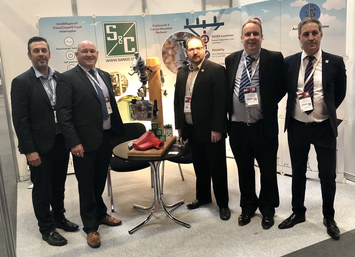 SandC_EMEA's tweet photo. Busy morning at #UWL2019. Come visit S&amp;C on Stand F42!

#electricity #innovation https://t.co/jDjjZrdEKo