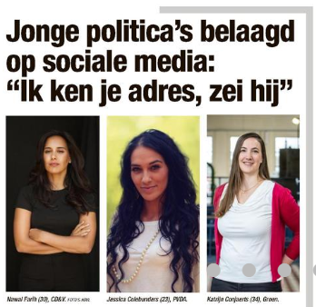 wbeke's tweet photo. Sterke vrouwen staan op en krijgen racistische en vrouwonvriendelijke opmerkingen naar hun hoofd geslingerd. De bekrompen denkwijze van sommigen anno 2019, is weerzinwekkend. Ik ben trots om zulke daadkrachtige vrouwen in ons midden te hebben. #metHilde en al onze @cdenv-vrouwen! https://t.co/7aIkbar2B1